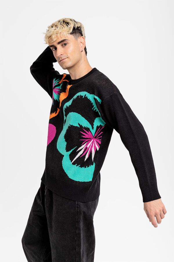 Suéter Oversize No Soy Mujer Florero - Imagen 3
