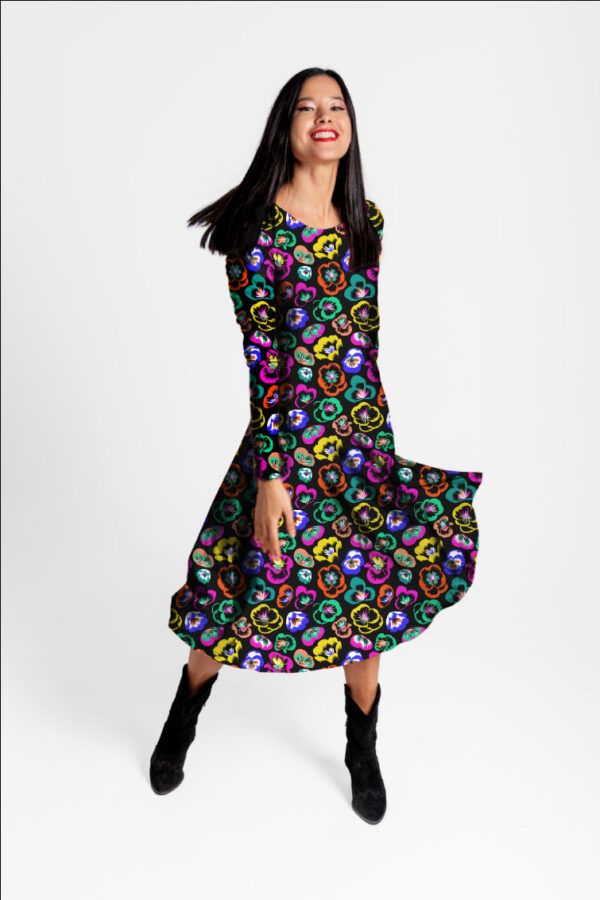 Vestido Midi Vuelo - No Soy Mujer Florero