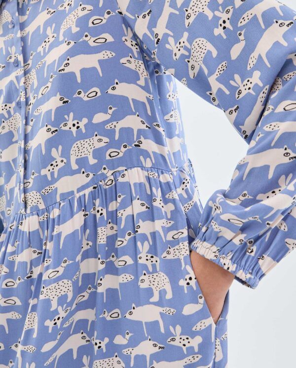VESTIDO CON ESTAMPADO DE ANIMALES - Imagen 4