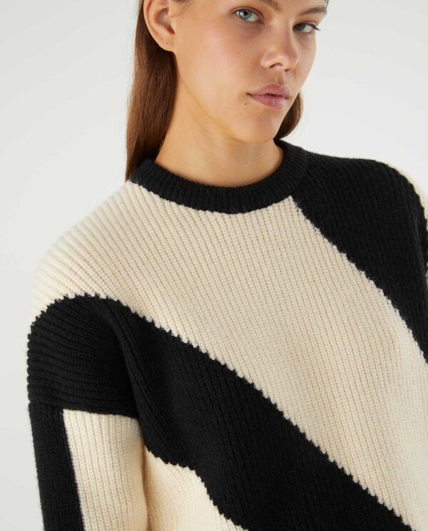 JERSEY DE PUNTO BICOLOR - Imagen 2