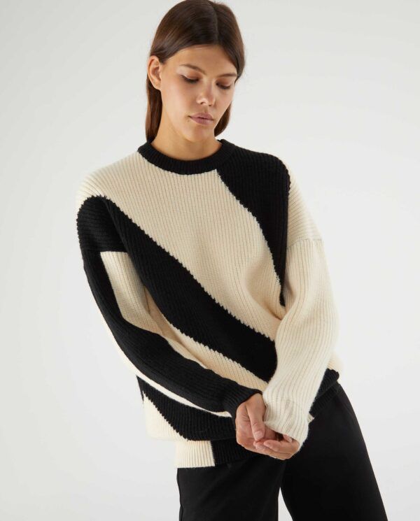 JERSEY DE PUNTO BICOLOR - Imagen 3