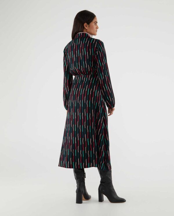VESTIDO  CON ESTAMPADO MULTICOLOR - Imagen 2