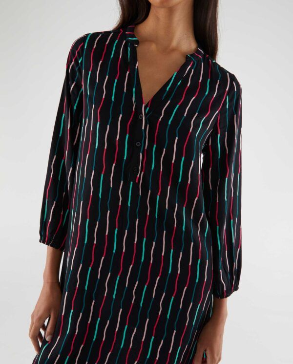 VESTIDO RAYAS MULTICOLOR - Imagen 2