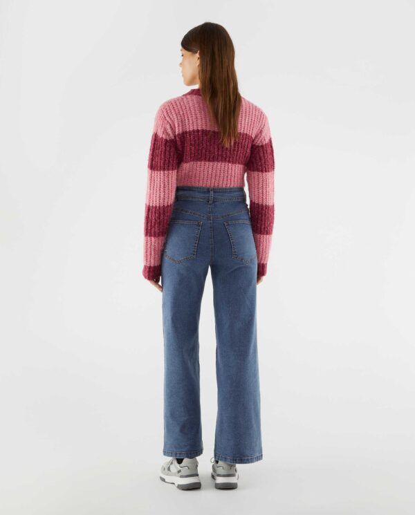 JEANS RECTOS DE TIRO ALTO - Imagen 3