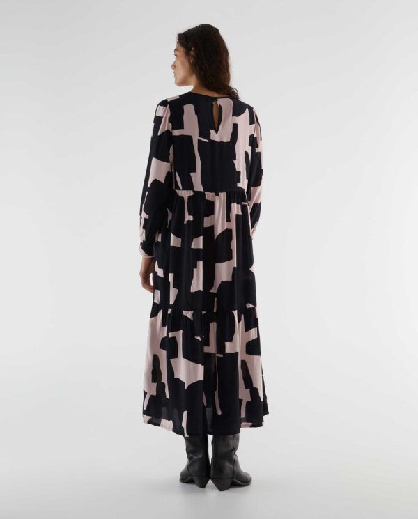VESTIDO CON ESTAMPADO ABSTRACTO - Imagen 3