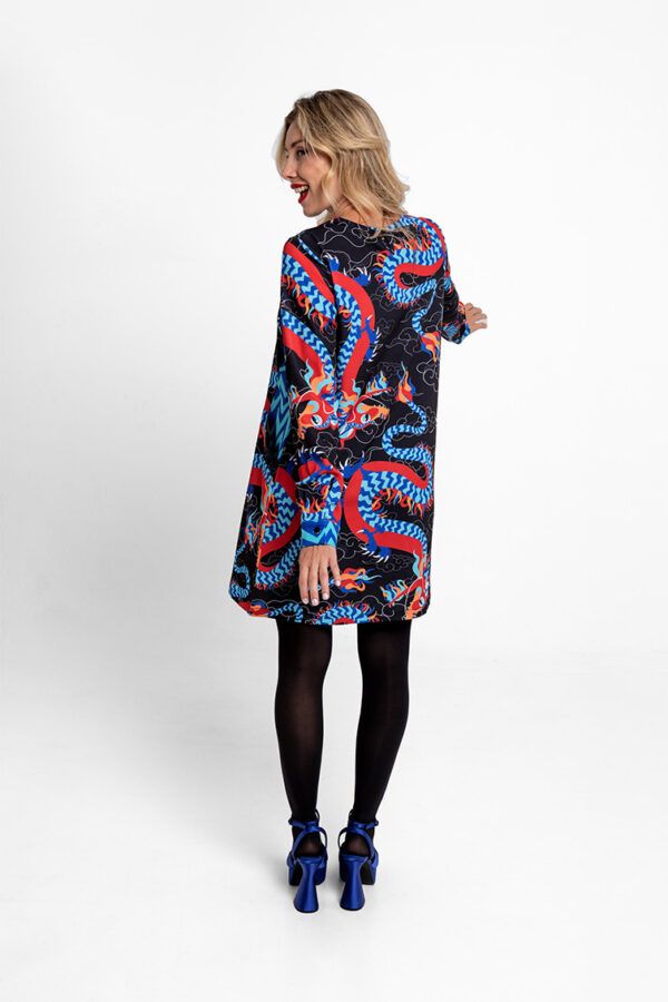 Vestido Corte A Bolsillos - No Sin Mis Dramones - Imagen 3