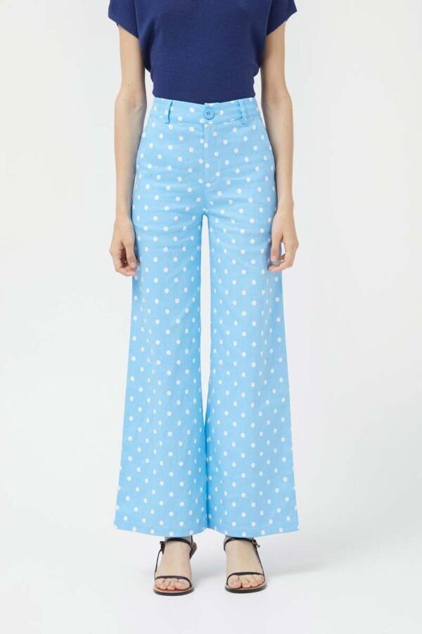 PANTALON AZUL POLKA DOTS - Imagen 2