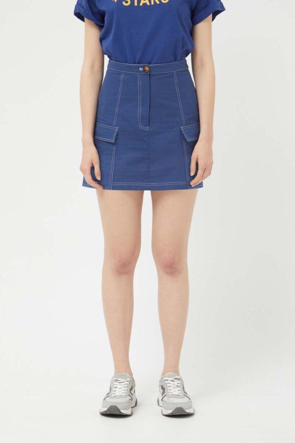 FALDA CORTA NAVY BLUE