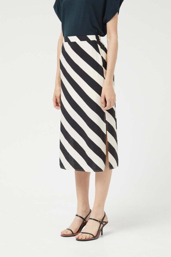 FALDA MIDI STRIPES - Imagen 3