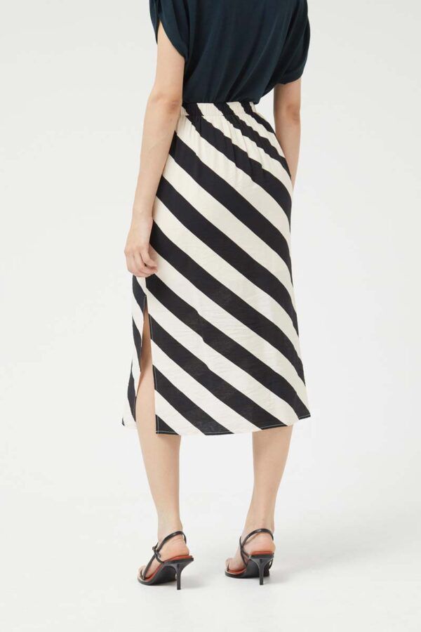 FALDA MIDI STRIPES