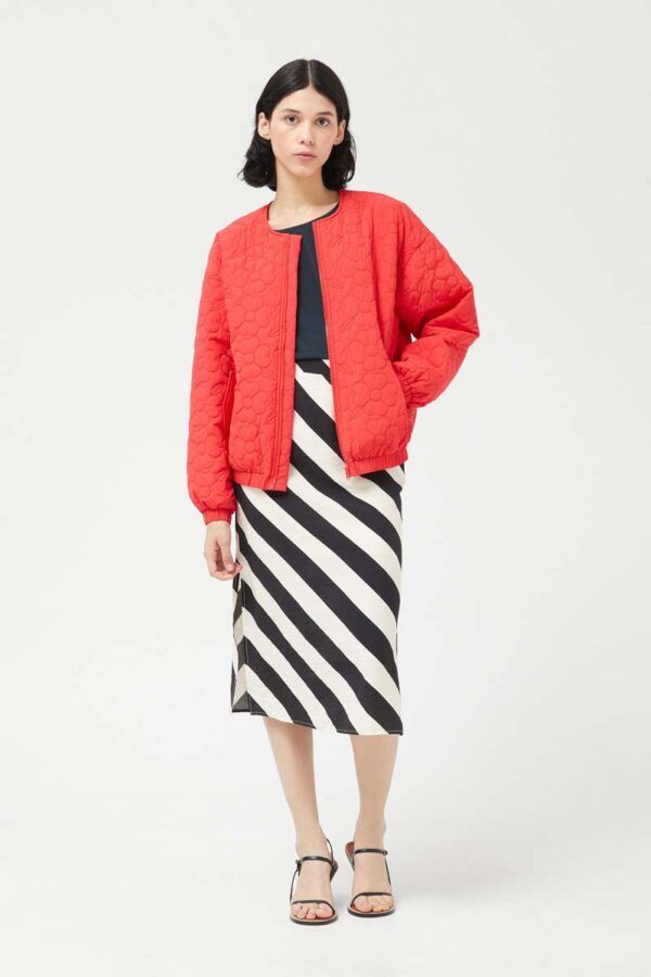 FALDA MIDI STRIPES