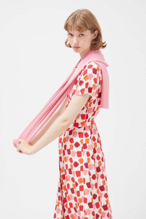 VESTIDO LARGO ESTAMPADO PIMIENTOS - Imagen 2