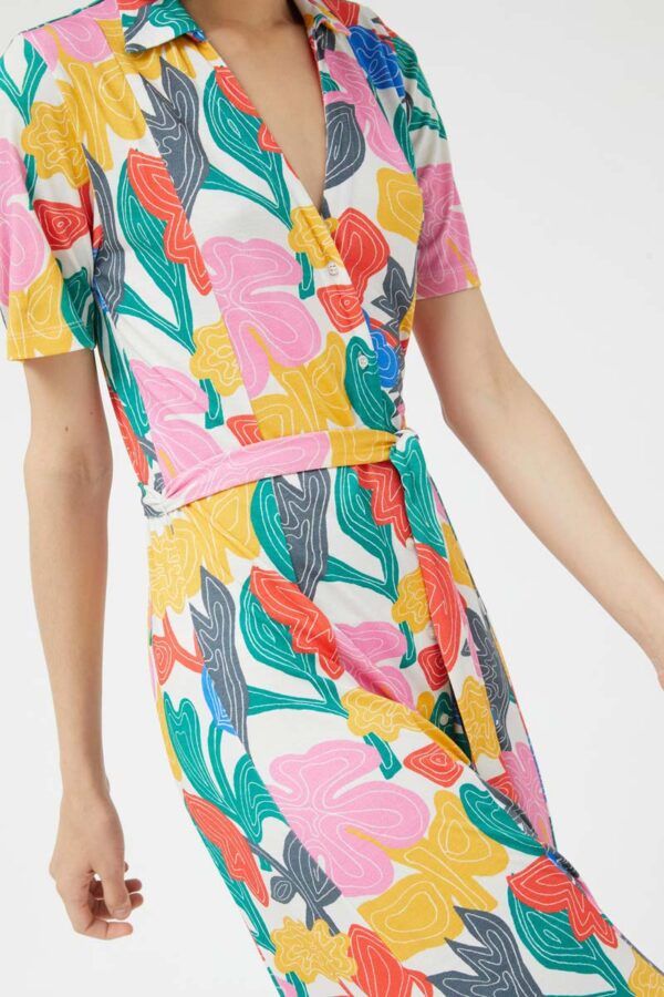 VESTIDO LARGO FLOWERS 3 - Imagen 4
