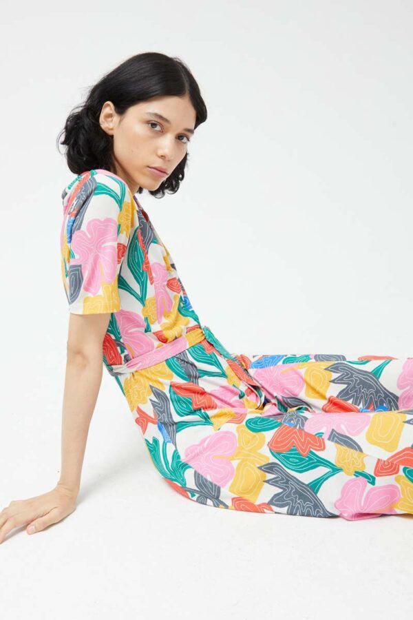 VESTIDO LARGO FLOWERS 3 - Imagen 2