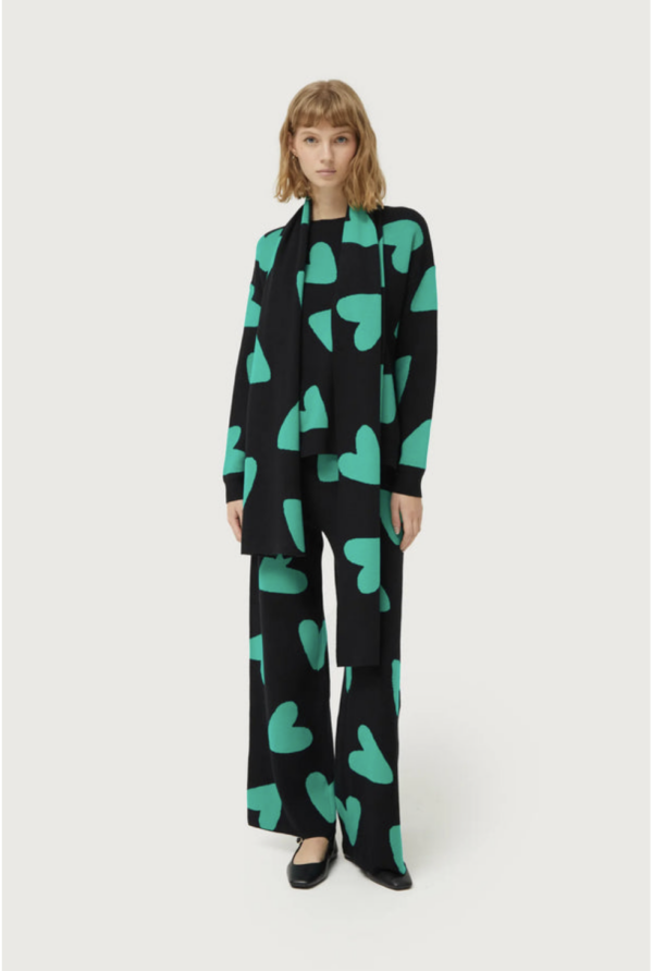 JERSEY DE PUNTO JACQUARD DE CORAZONES - Imagen 3