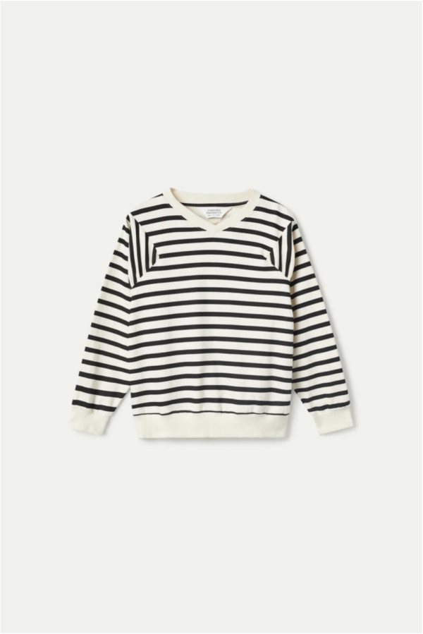 SUDADERA RAYAS BLANCAS Y NEGRAS - Imagen 5