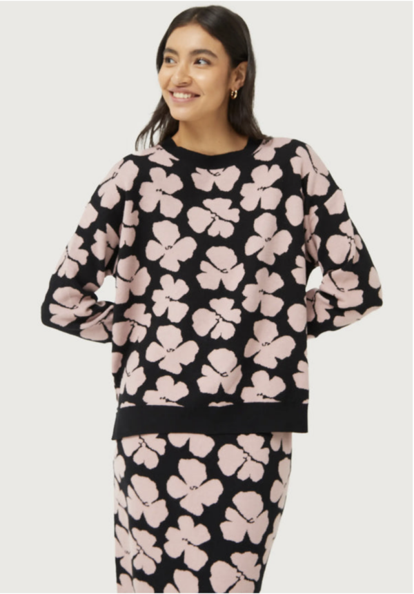 JESRSEY DE PUNTOJACQUARD FLORAL JACINTO