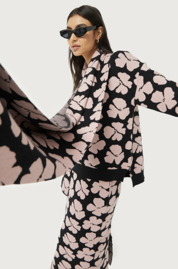 JESRSEY DE PUNTOJACQUARD FLORAL JACINTO - Imagen 4