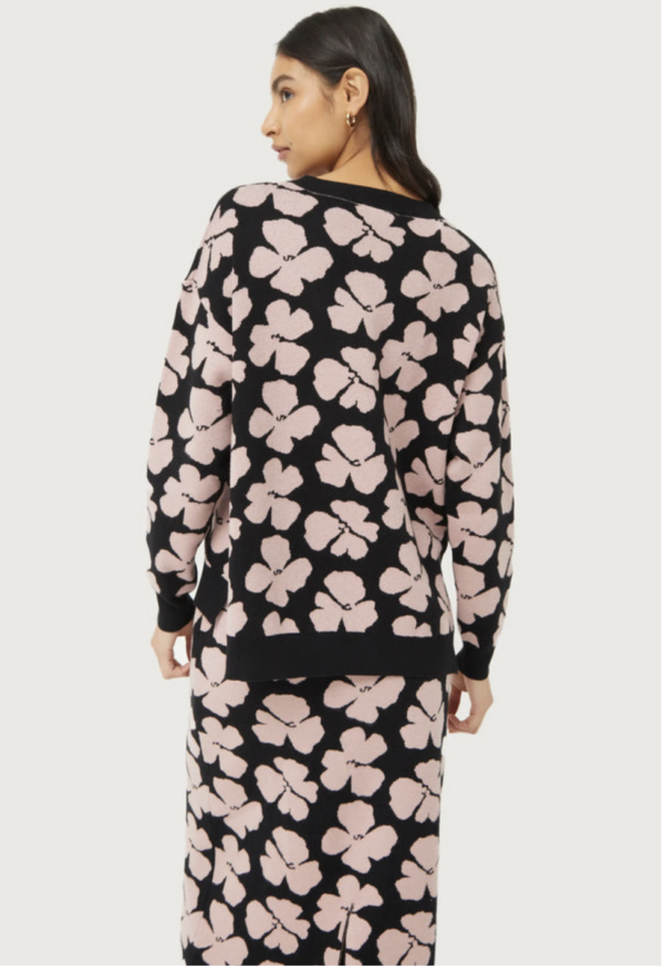 JESRSEY DE PUNTOJACQUARD FLORAL JACINTO - Imagen 5