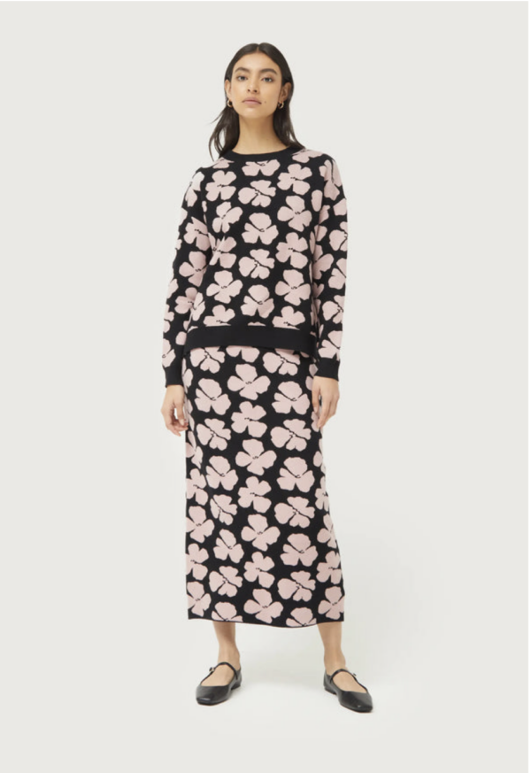 JESRSEY DE PUNTOJACQUARD FLORAL JACINTO - Imagen 2