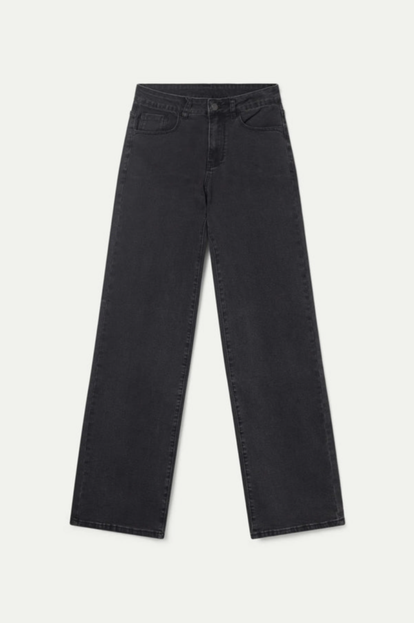 JEANS  LARGOS RECTOS NEGRO LAVADO - Imagen 4