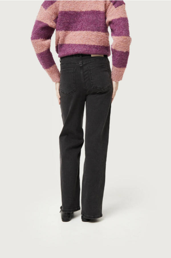 JEANS  LARGOS RECTOS NEGRO LAVADO - Imagen 5