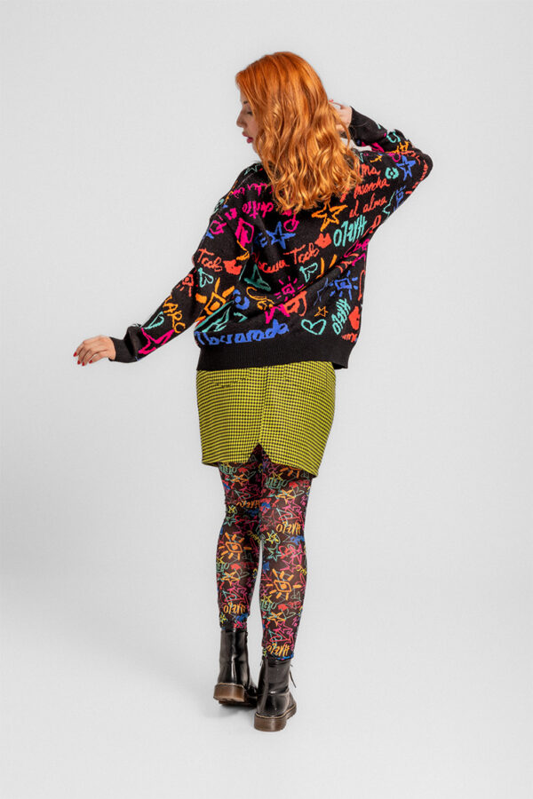 SWEATER OVERSIZE POR DENTRO DE COLORES - Imagen 4