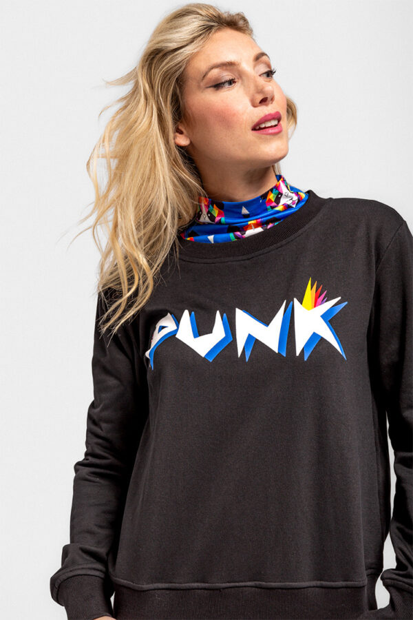SUDADERA PUNK PANDA - Imagen 2
