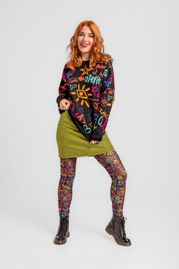 SWEATER OVERSIZE POR DENTRO DE COLORES - Imagen 3