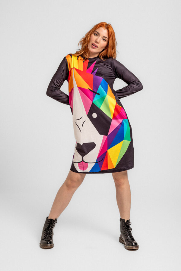 Vestido Camiseta M/Larga - Punk Panda