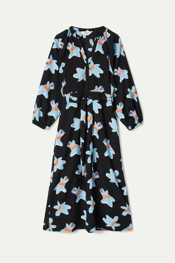 VESTIDO LARGO FLORAL - Imagen 3