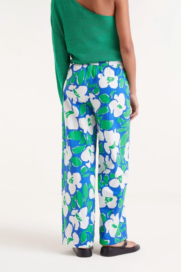 PANTALON LARGO ESTAMPADO FLORAL BOSCO - Imagen 4