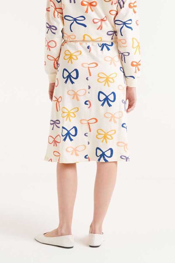 FALDA MIDI ESTAMPADO DE LAZOS - Imagen 4