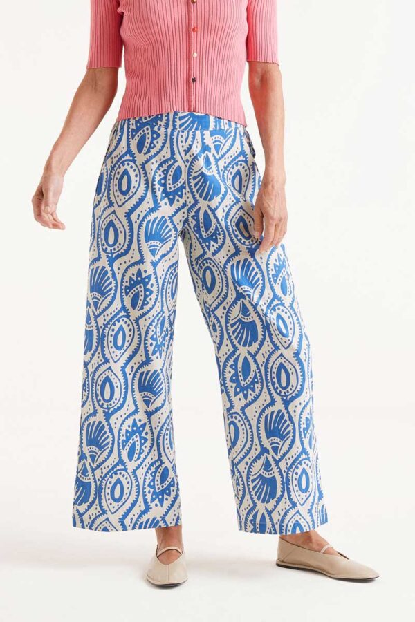 PANTALON RECTO ESTAMPADO AQUARIA - Imagen 2