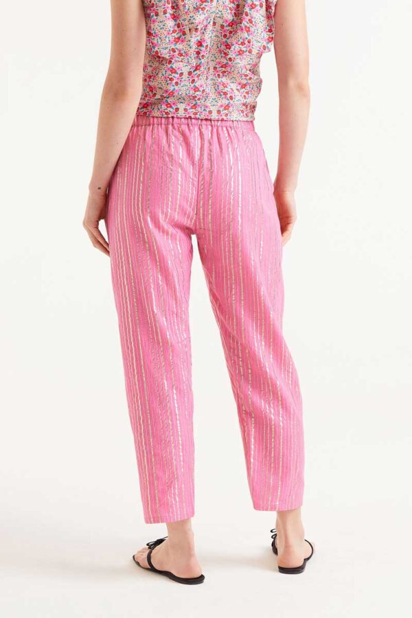PANTALONLARGO LUREX ROSA - Imagen 4