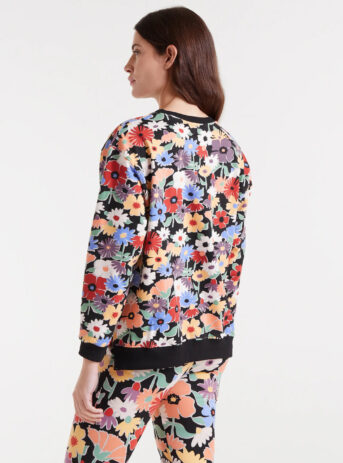 Sudadera de algodón con cuello redondo, manga larga y estampado Hampton Small de Compañía Fantástica. Disponible en Dulce Locura, tienda de moda en Badajoz.