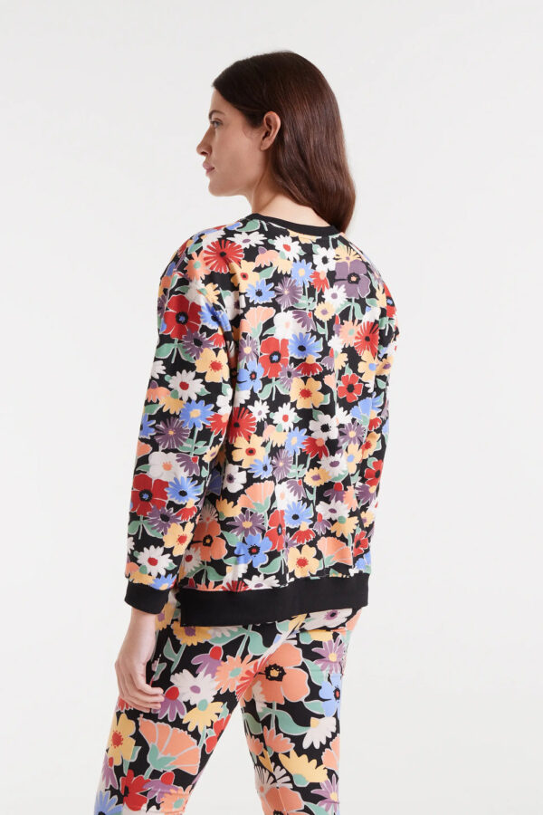 Sudadera de algodón con cuello redondo, manga larga y estampado Hampton Small de Compañía Fantástica. Disponible en Dulce Locura, tienda de moda en Badajoz.
