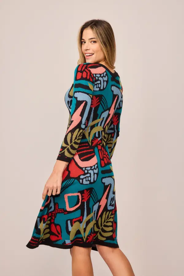 VESTIDO LARGO MUSGO MIX - Imagen 2