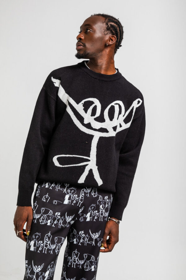 Suéter Oversize negro - Imagine - Imagen 2