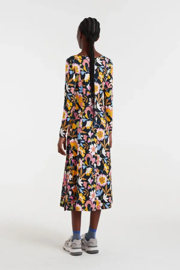 VESTIDO MIDI CON ESTAMPADO BABOUSHKA - Imagen 2