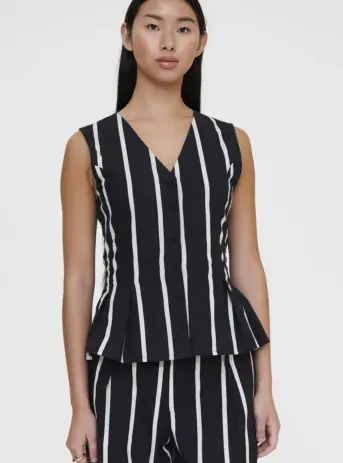 Chaleco con estampado Grimaud Black